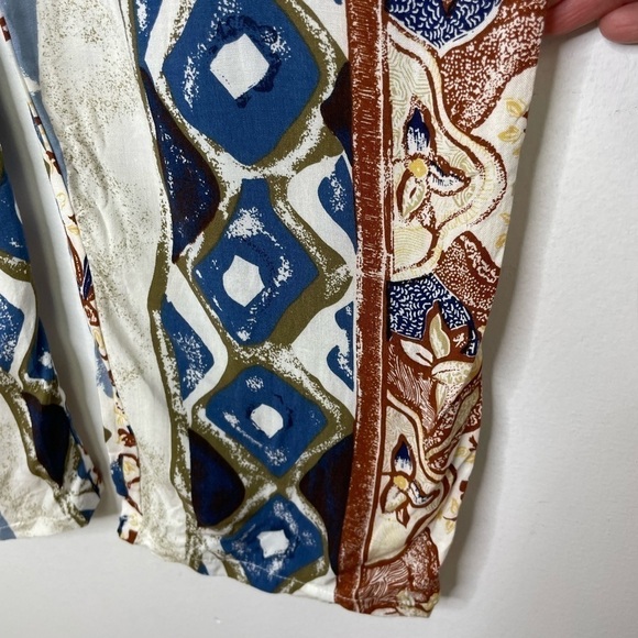 Vintage high waisted mix print pants - Picture 7 of 8